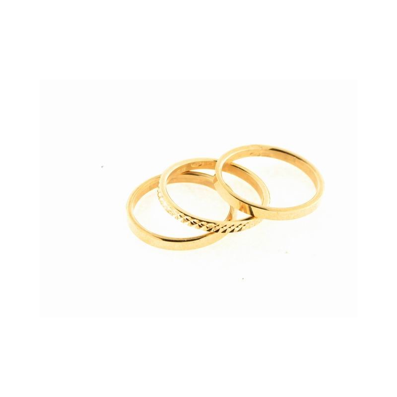 Anillo Plata Chapada
