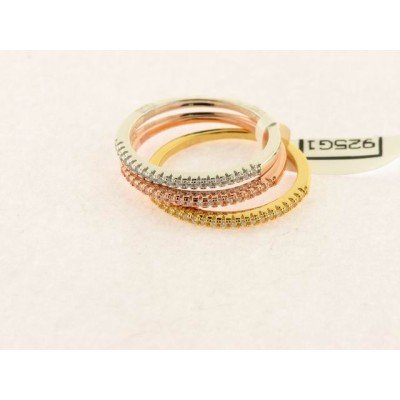 Anillos Plata Chapada