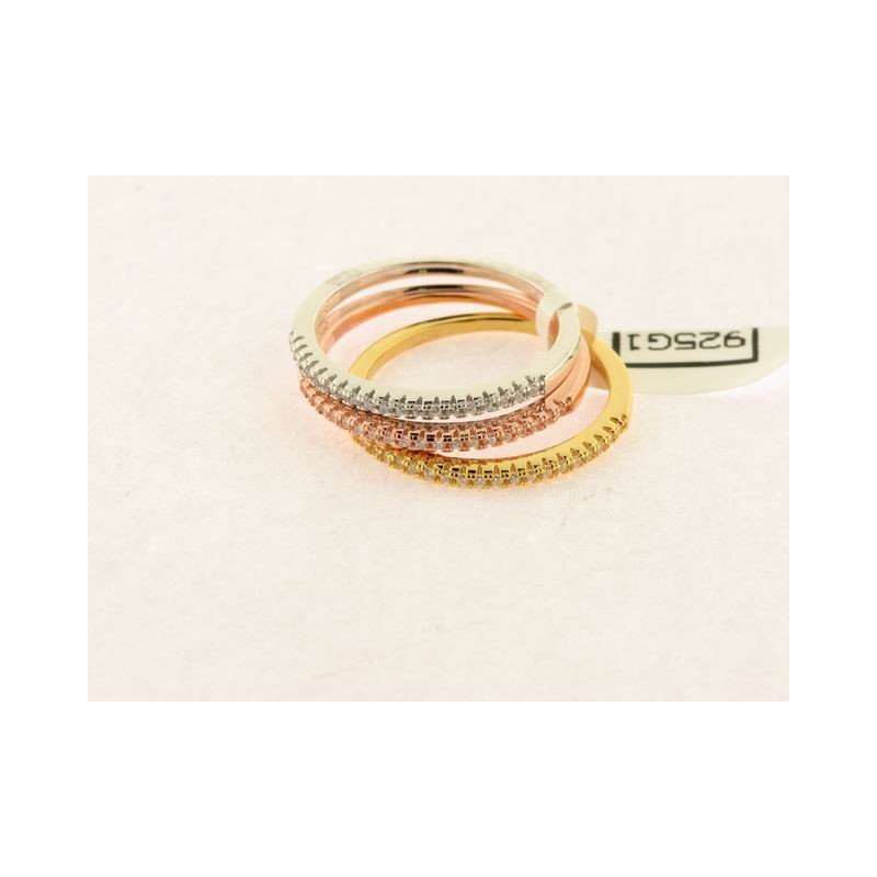 Anillos Plata Chapada