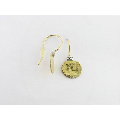 Pendientes Oro Bicolor Diamantes
