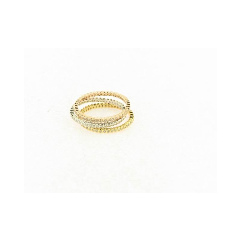 Anillo (3) plata chapado