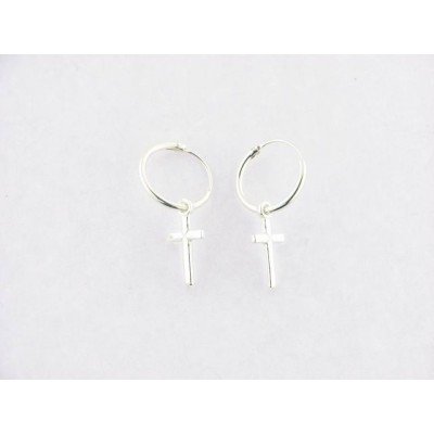 Pendientes aro plata