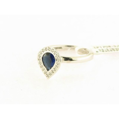 Lotus Plata Anillo Piedra