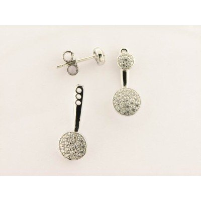 Naiomy pendientes plata circon