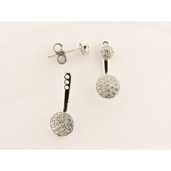 Naiomy pendientes plata circon