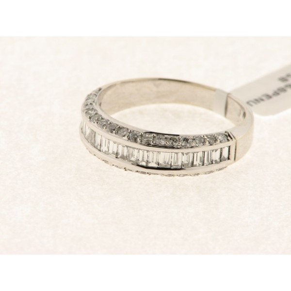 Sortija Oro Blanco Diamantes