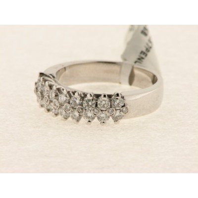 Sortija Oro Blanco Diamantes
