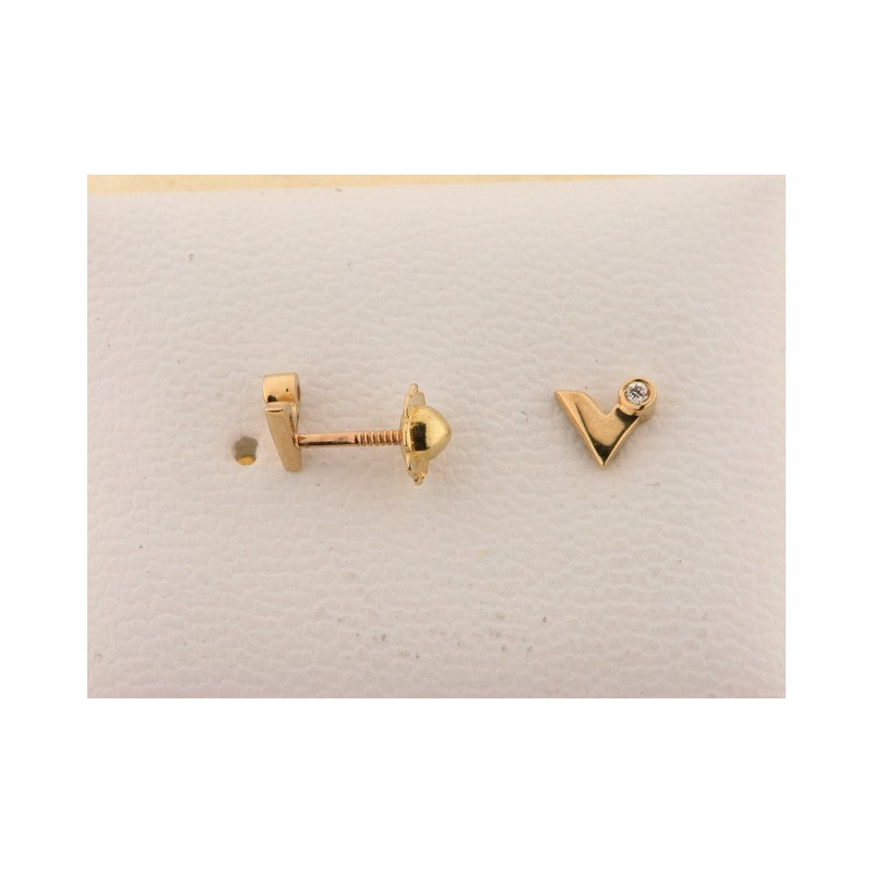 Pendientes Oro Diamantes