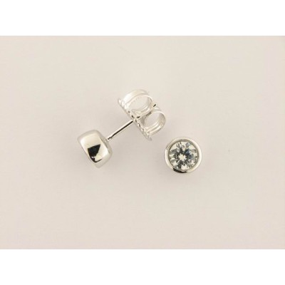 Camaleoni Pendientes Plata Piedra 0,25