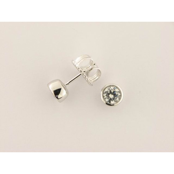 Camaleoni Pendientes Plata Piedra 0,25