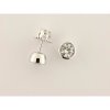 Camaleoni Pendientes Plata Circonita 1,0