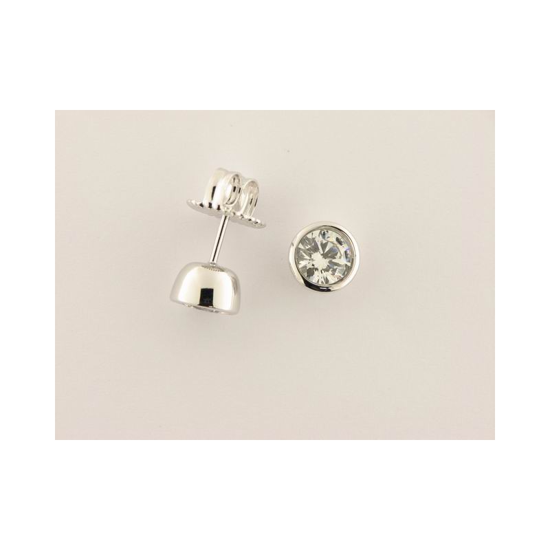 Camaleoni Pendientes Plata Circonita 1,0