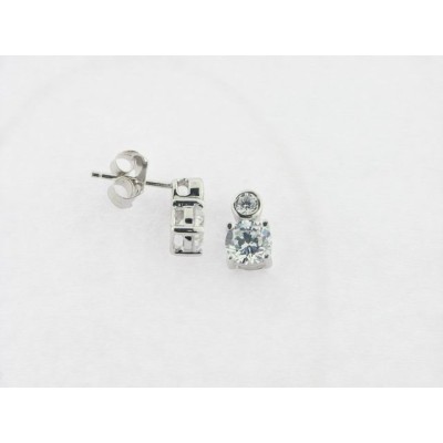 Viceroy plata pendientes circonitas
