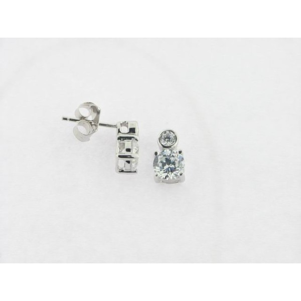 Viceroy plata pendientes circonitas