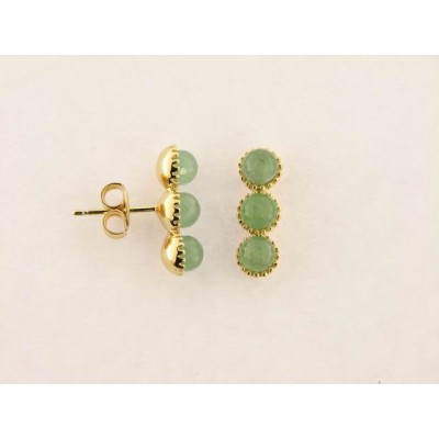Duran exquse pendientes plata chapada piedra