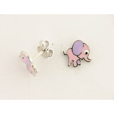 Linea argent pendientes plata esmalte