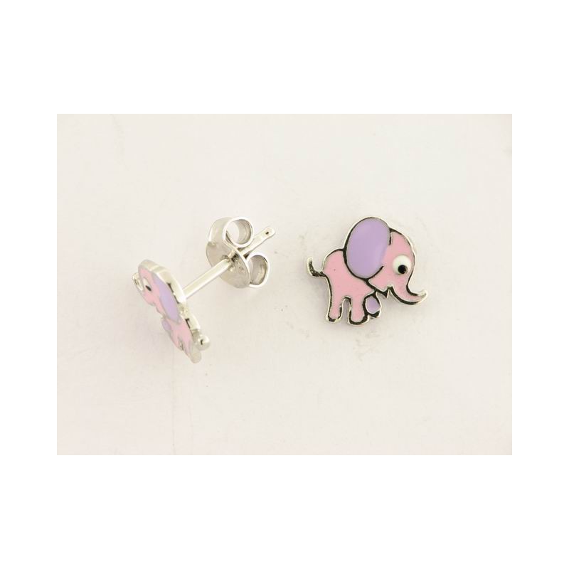 Linea argent pendientes plata esmalte