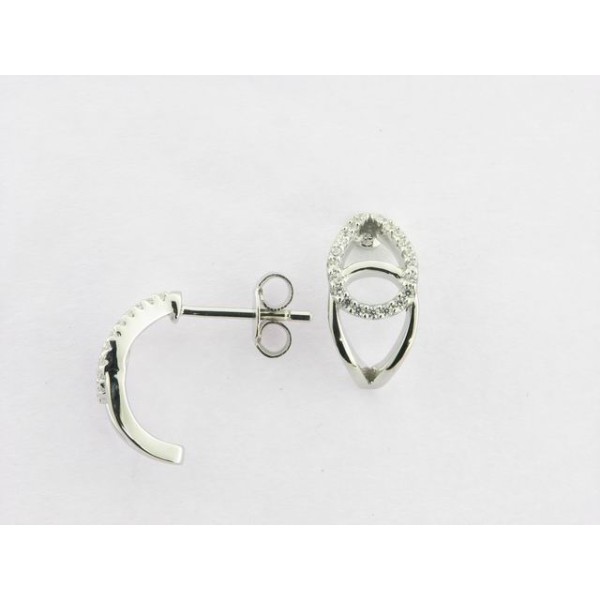 Pendientes plata circonitas