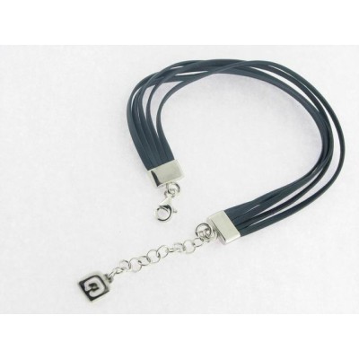Duran exquse pulsera plata cuero