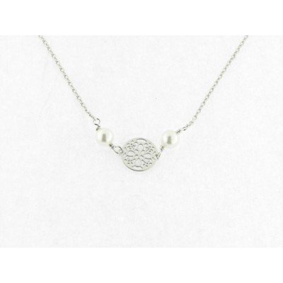 Linea argent gargantilla plata perlas