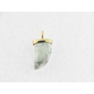 Linea argent colgante plata chapada howlita