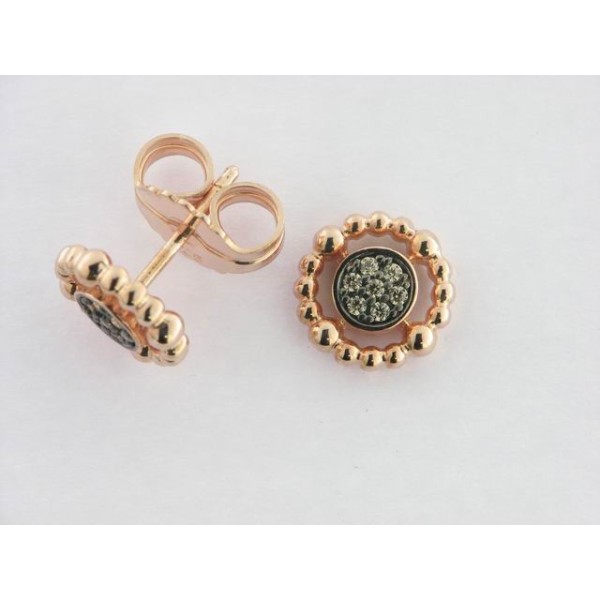 Pendientes plata chapada oro