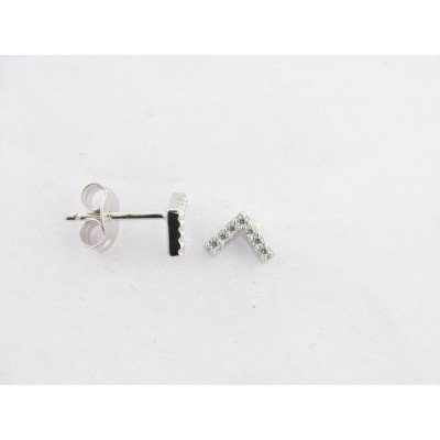 Pendientes plata circonitas