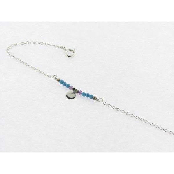 Viceroy pulsera plata piedras