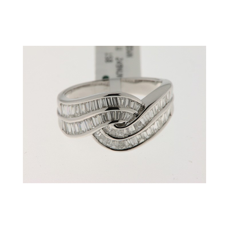 Sortija Oro Blanco Diamantes