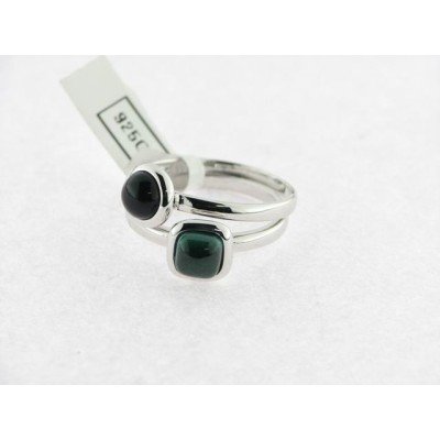 Anillo Plata Piedras