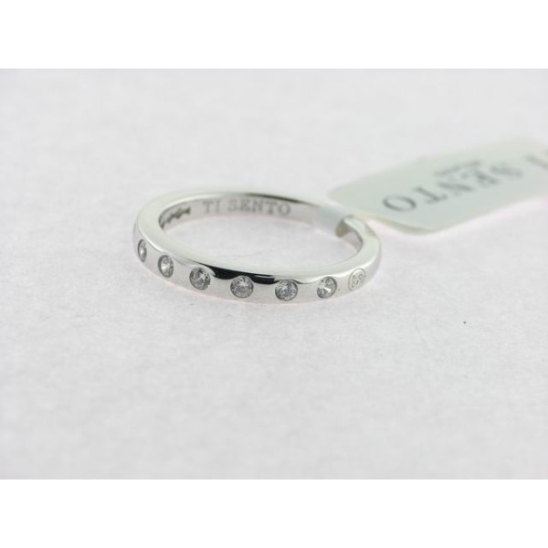Ti Sento Anillo Plata Circonitas