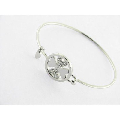 Lotus Pulsera Aro Acero Piedra