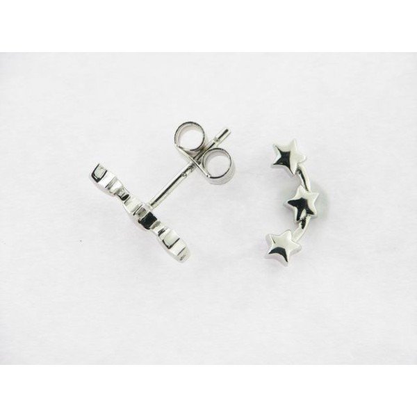 Pendientes plata zirconitas