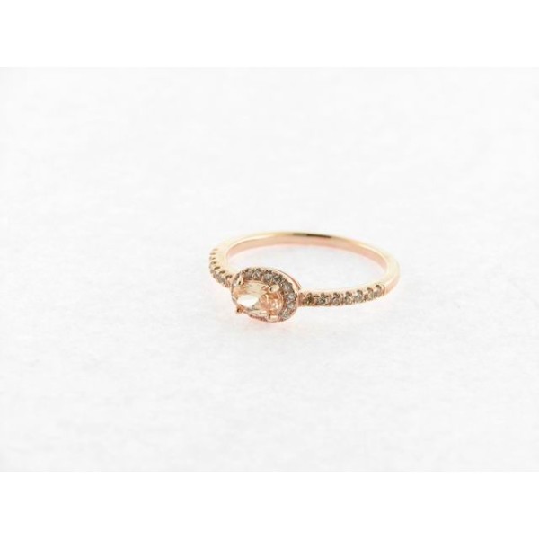Lineargent anillo plata circonitas