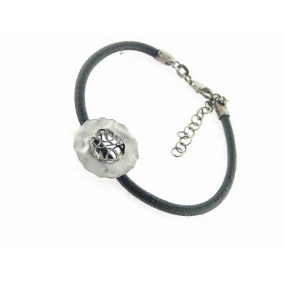 Lineargent pulsera plata cuero