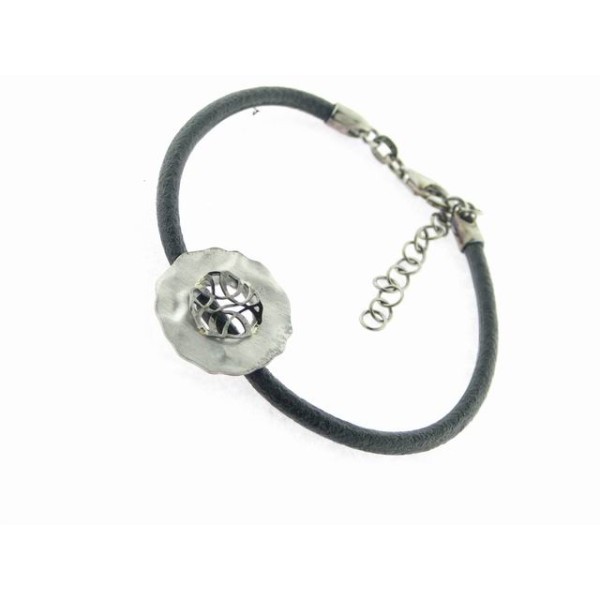 Lineargent pulsera plata cuero