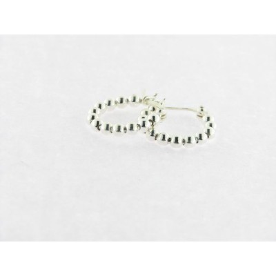 Pendientes aro plata