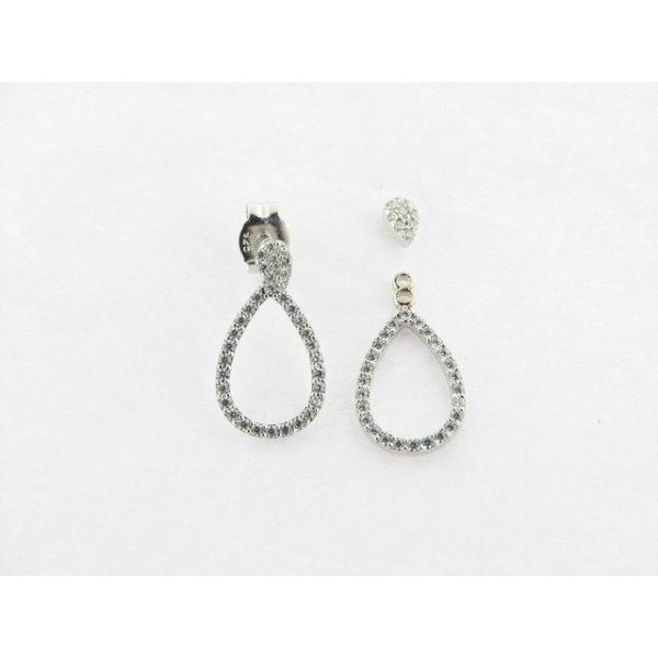 Naiomy pendientes plata circon