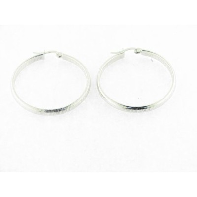 Pendientes aro plata