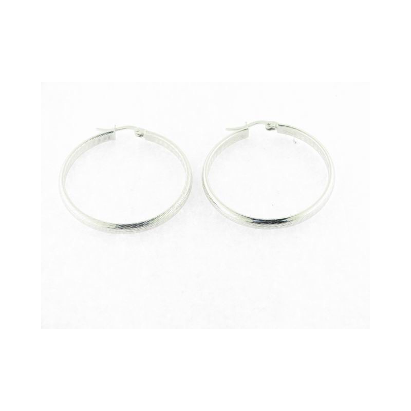 Pendientes aro plata