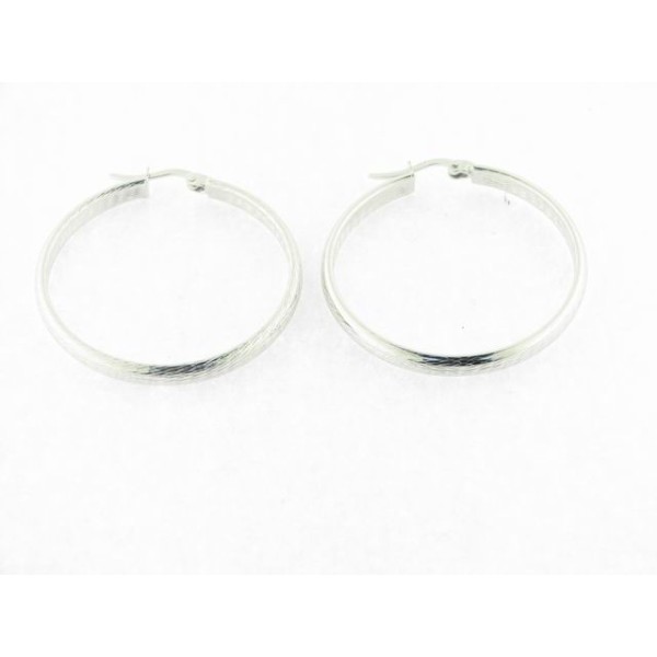 Pendientes aro plata