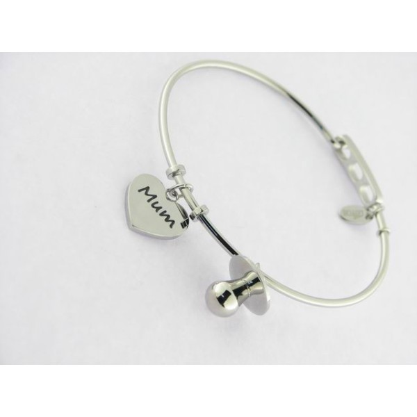 Lotus pulsera aro acero