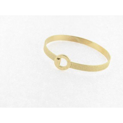 Lotus Pulsera Aro Acero Chapado