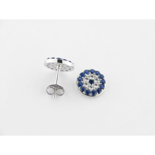 Lotus Pendientes Plata Piedras