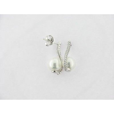 Viceroy pendientes plata perla