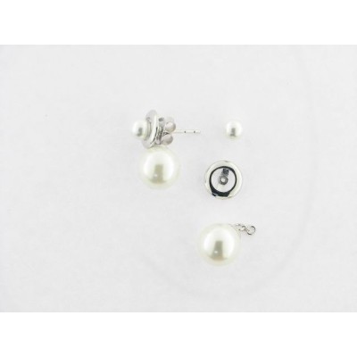 Viceroy pendientes plata perla