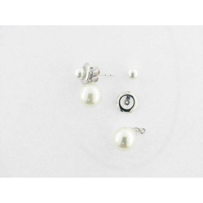 Viceroy pendientes plata perla