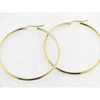 Pendientes Aro Plata Chapada