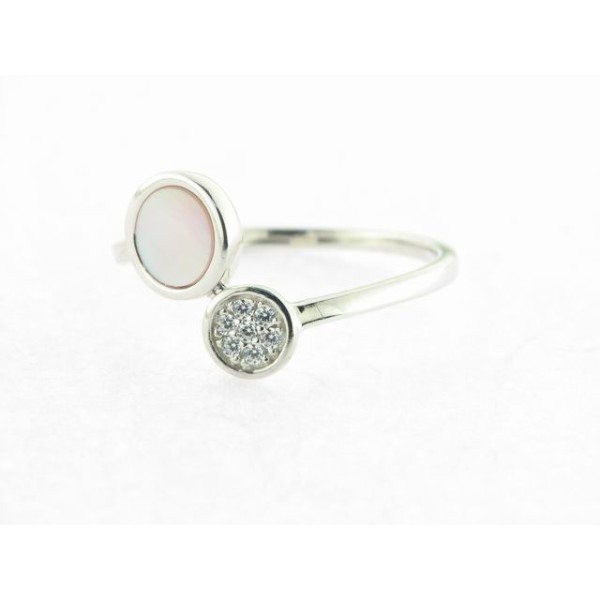Naiomy Anillo Plata Circonita