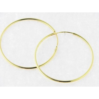 Pendientes Aro Plata Chapada